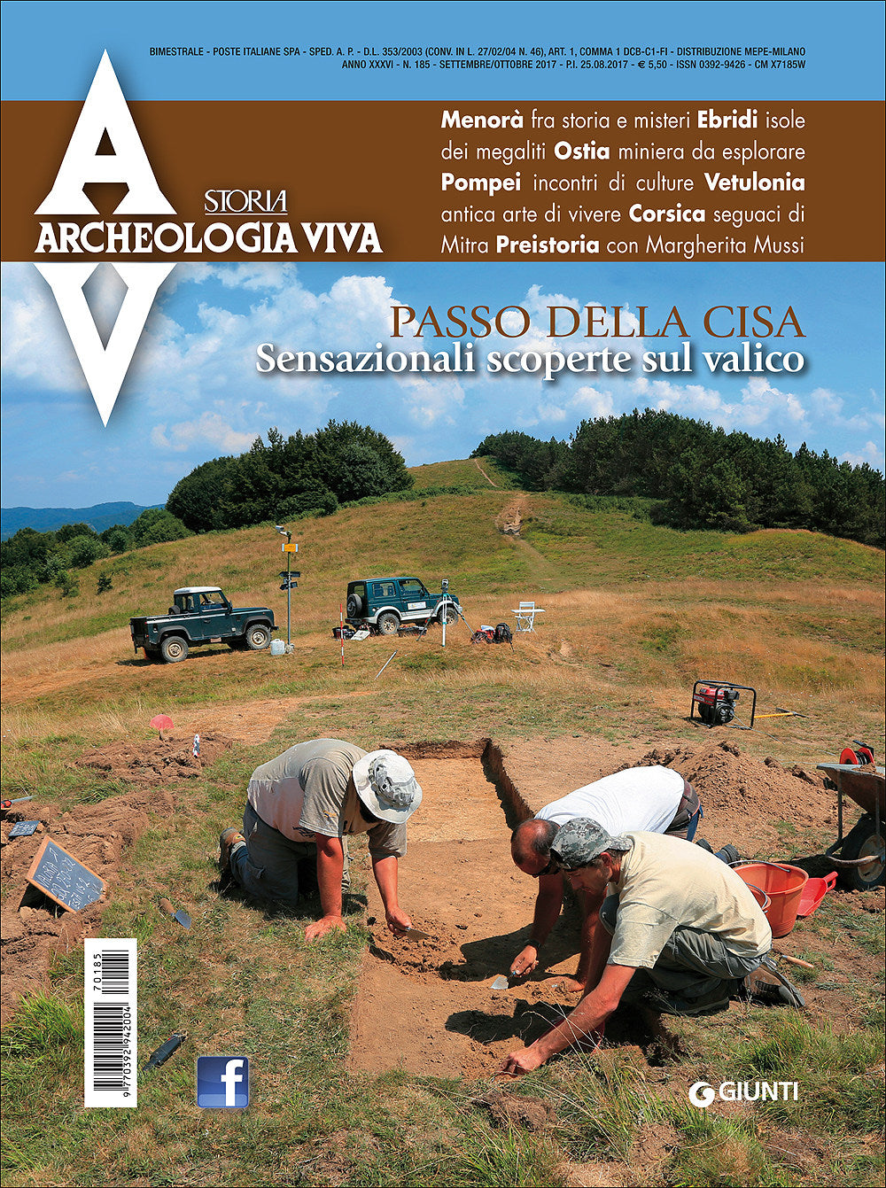 Archeologia Viva n. 185 - settembre/ottobre 2017::Rivista bimestrale
