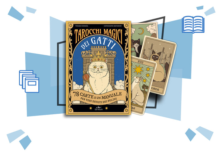 Tarocchi Magici Dei Gatti. 78 Carte E Un Manuale Per Veri Devoti