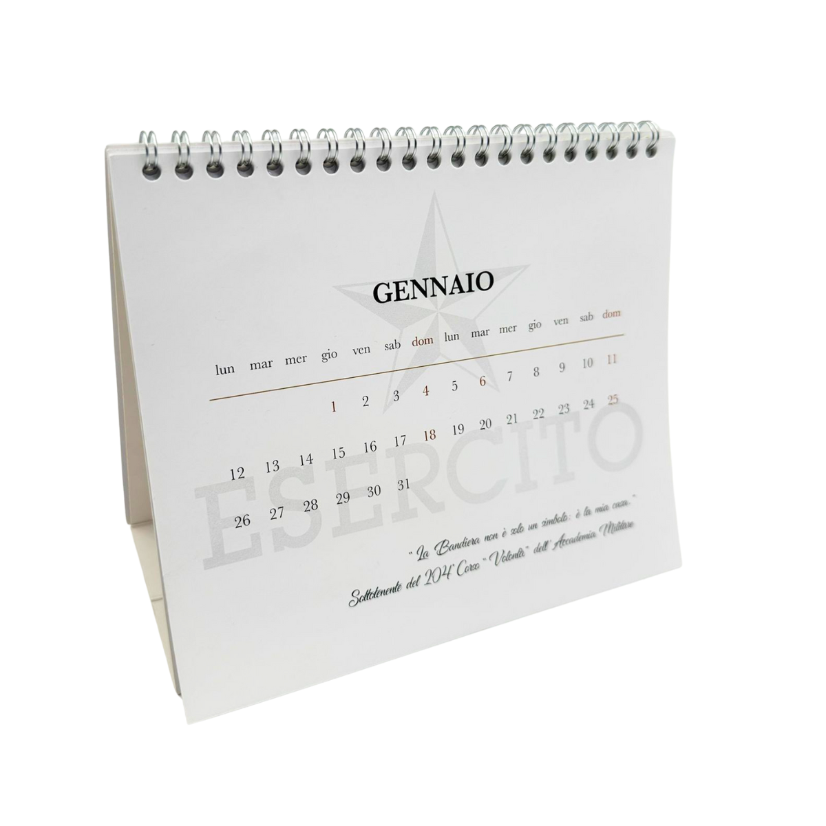 CalendEsercito 2026 - da tavolo::Lo giuro