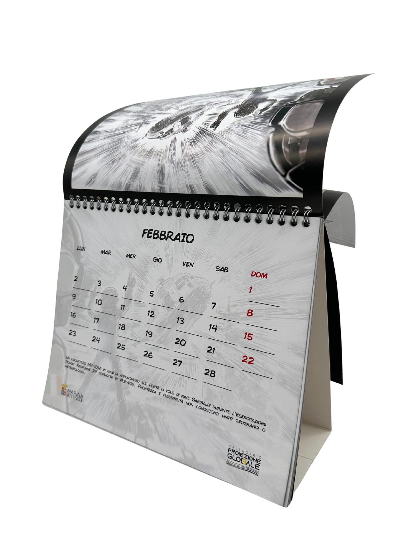 Calendario Marina Militare 2026 - da tavolo ::Proiezione Globale