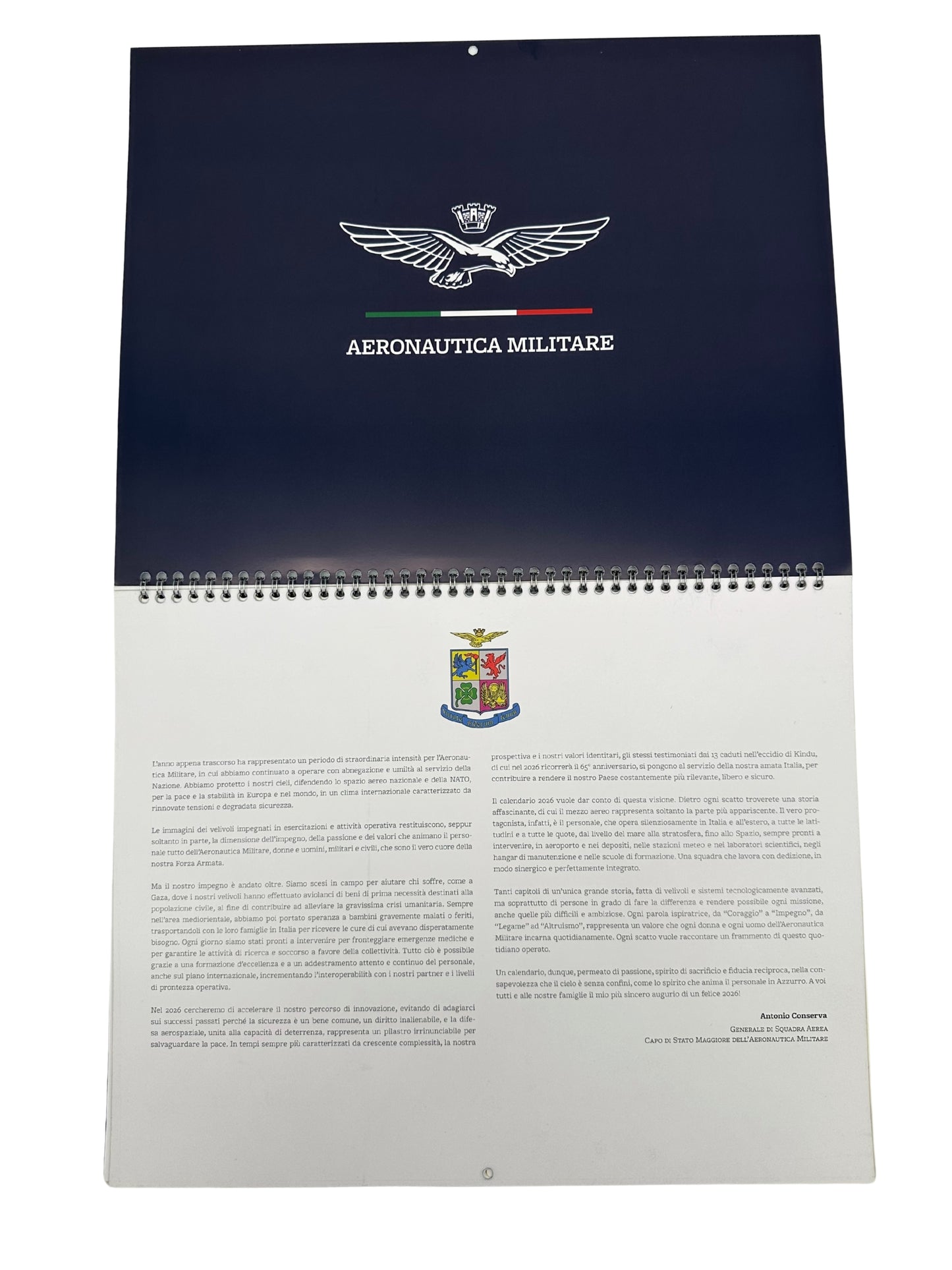 Calendario Aeronautica Militare 2026 - da parete