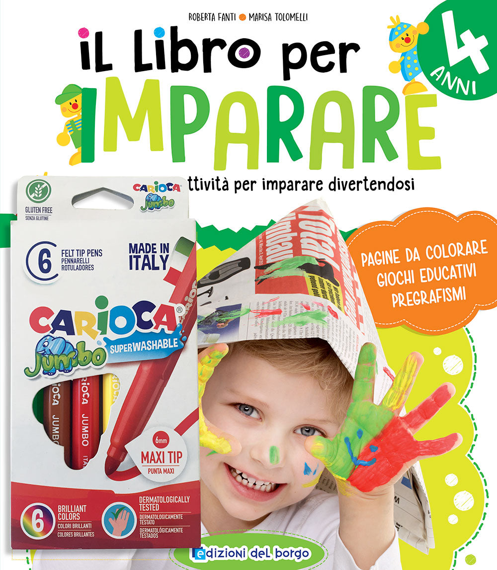 Il libro per imparare 4 anni::Tanti giochi per imparare divertendosi