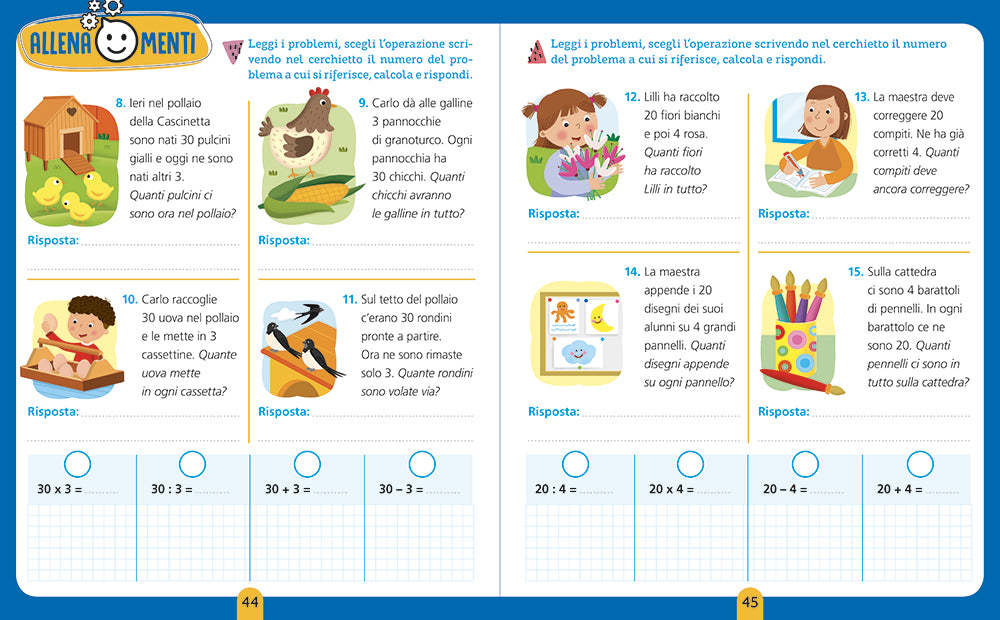 Il quaderno dei problemi di matematica classe 2::Come risolvere i problemi: metodo, esercizi e soluzioni