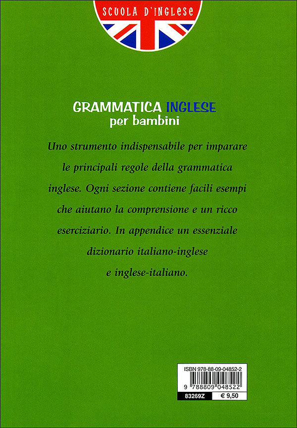 Grammatica inglese per bambini::Strumenti per bambini di 8/11 anni