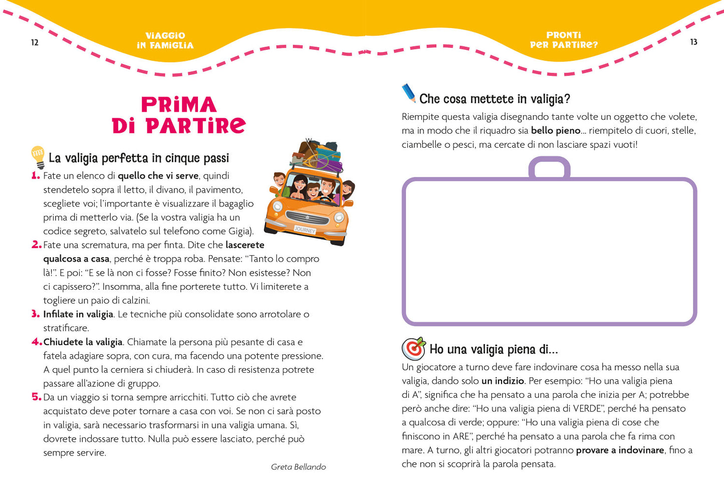 Viaggio in famiglia.::Giochi e passatempi da fare insieme