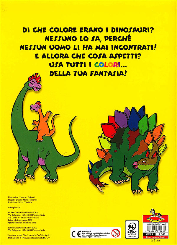 Il Superlibro dei Dinosauri da colorare::Con giochi e curiosità