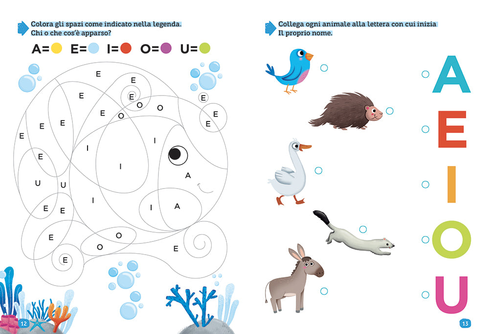 Giochi e attività per imparare le lettere