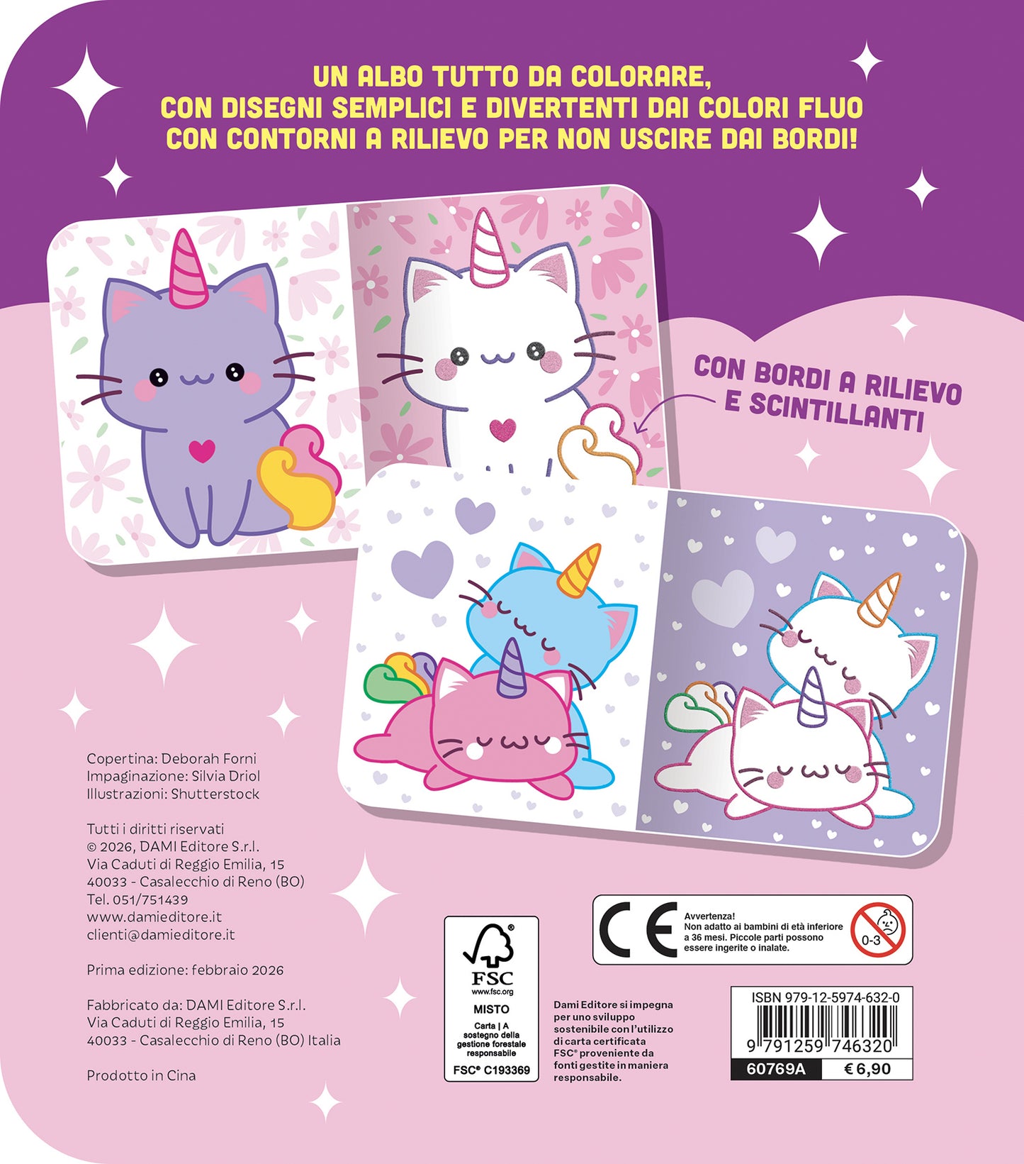 Gattini - Unicorno::Kawaii scintillanti