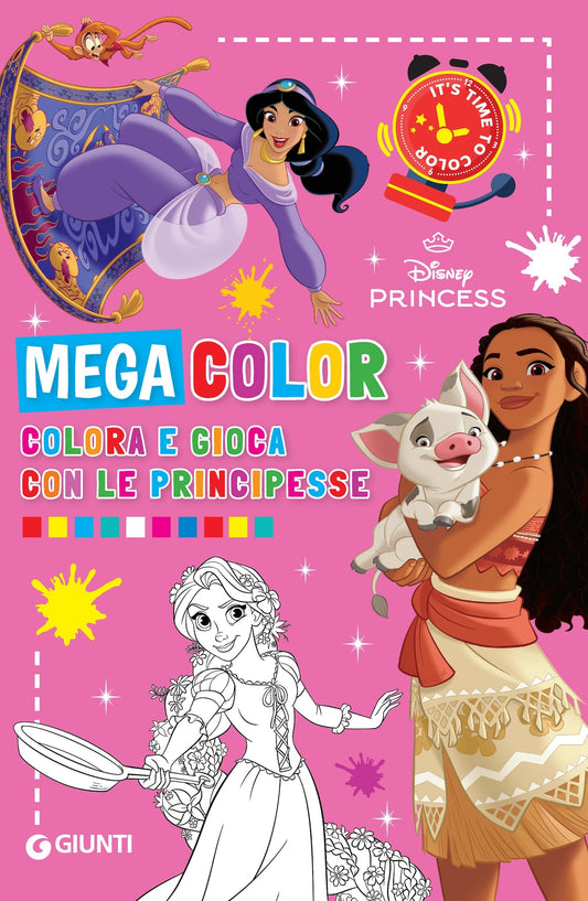 Mega color Disney Princess::Colora e gioca co le Principesse