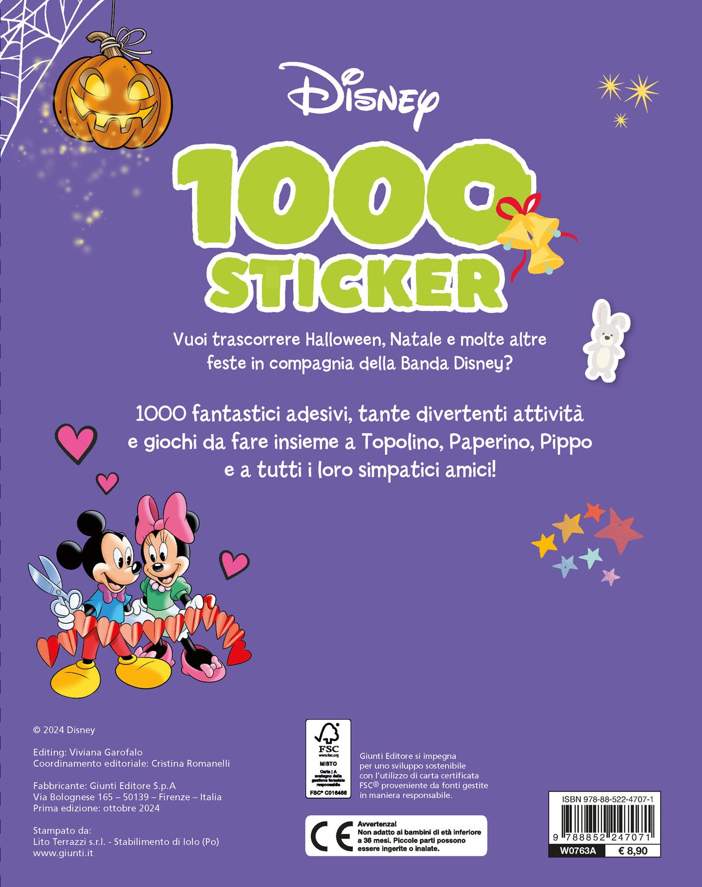 Halloween e altre feste 1000 Sticker::Tanti giochi e attività