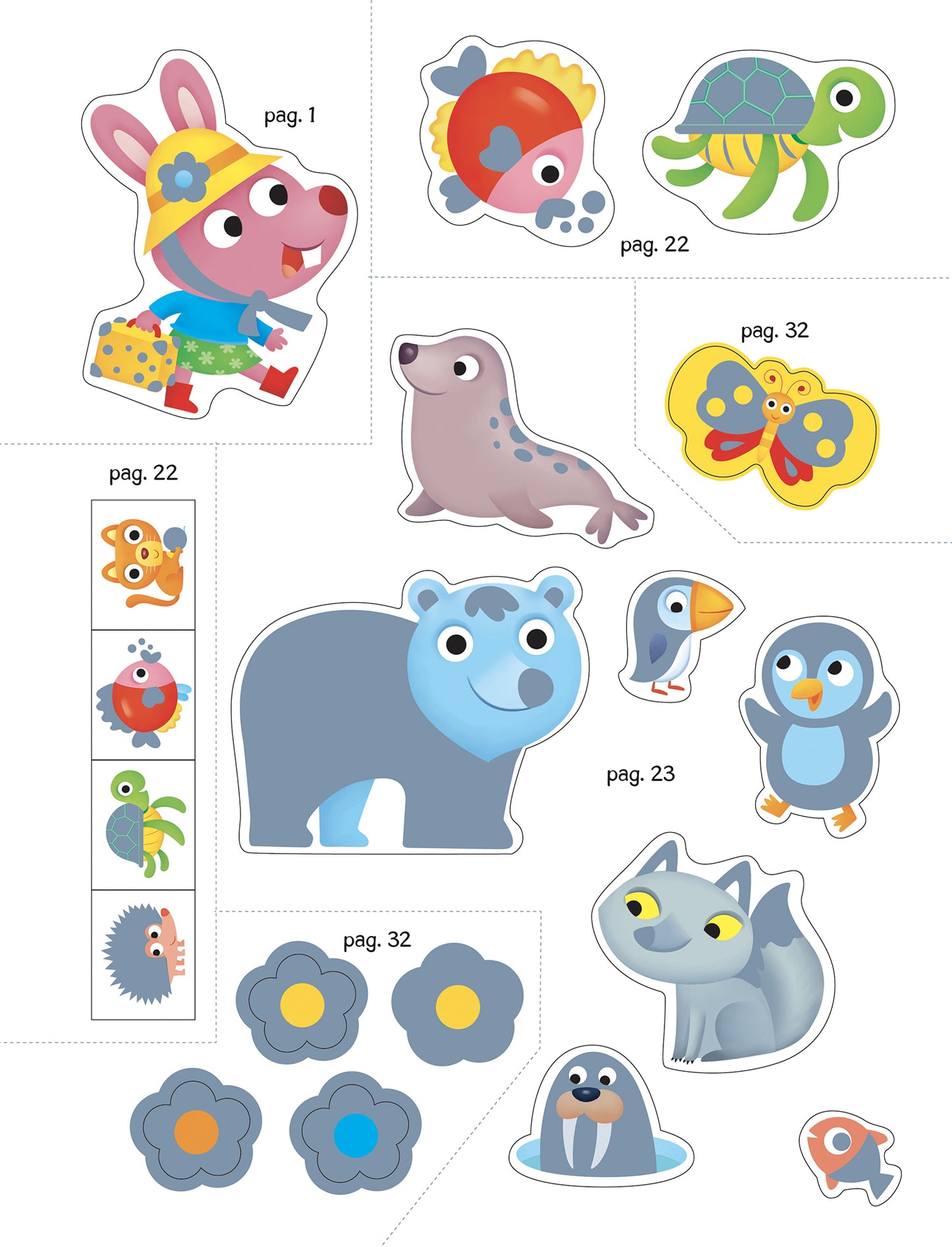 Animali::Giochi, attività divertenti e tanti sticker scintillanti