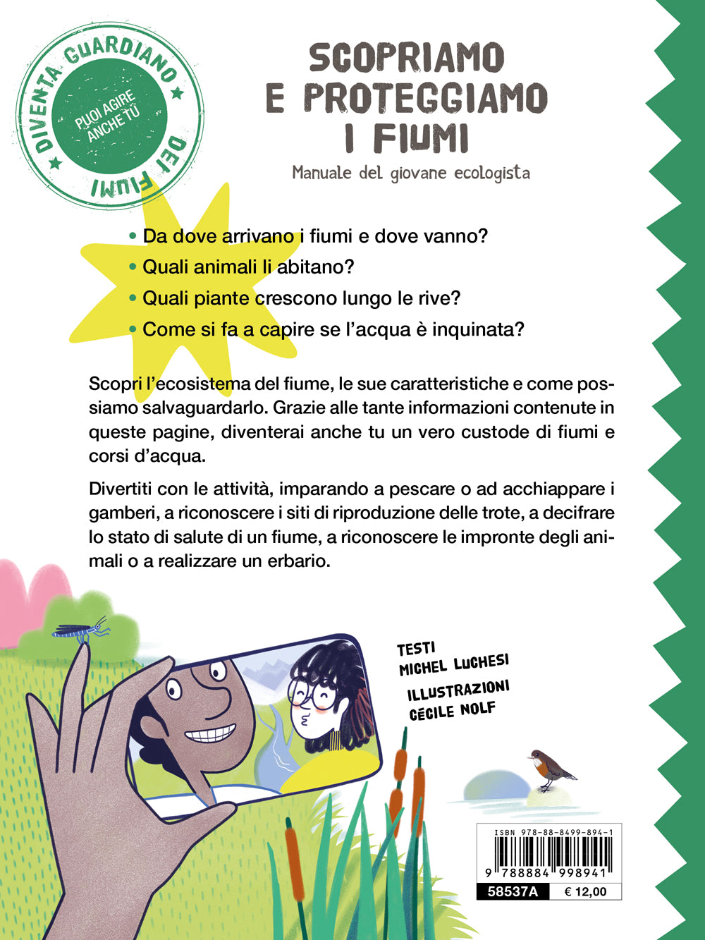 Scopriamo e proteggiamo i fiumi::Manuale del giovane ecologista
