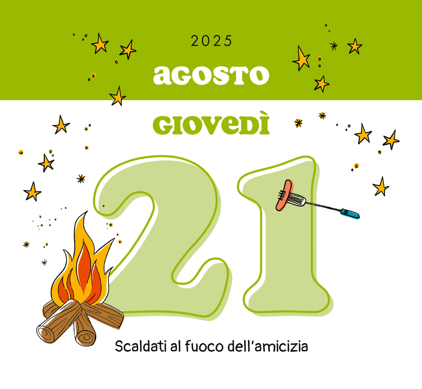 Calendario Pensa Positivo 2025 da tavolo (13,8 x 12,7 cm)