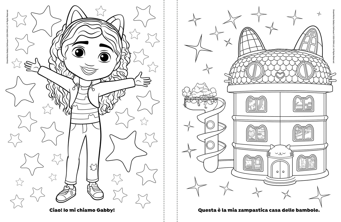 La Casa delle Bambole di Gabby. Il mio album pastello. Evviva i colori!