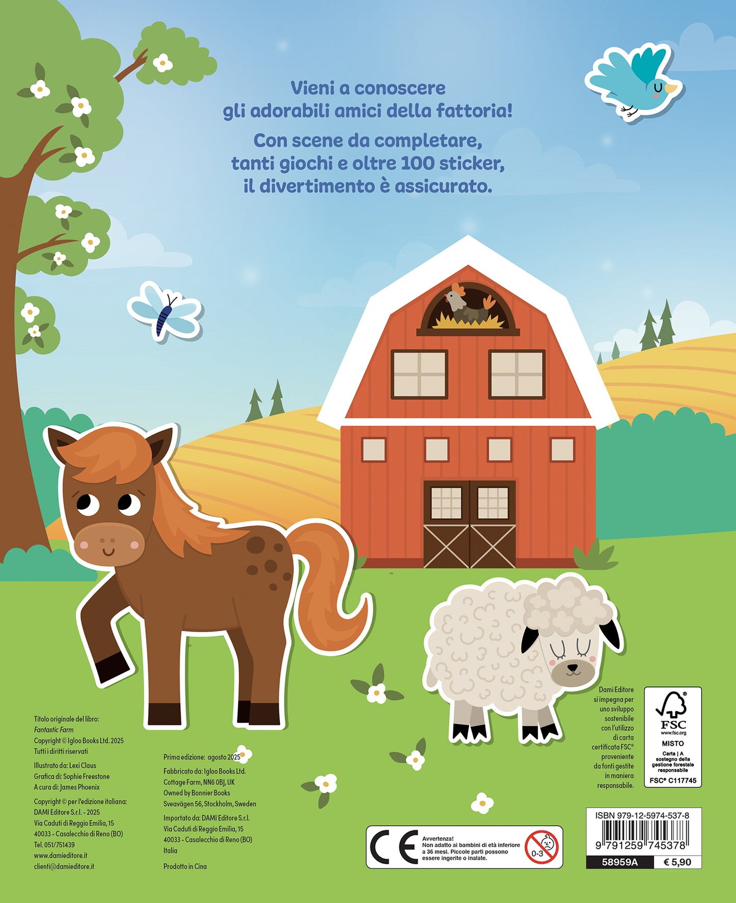 Fattoria::Giochi, Attività, Sticker