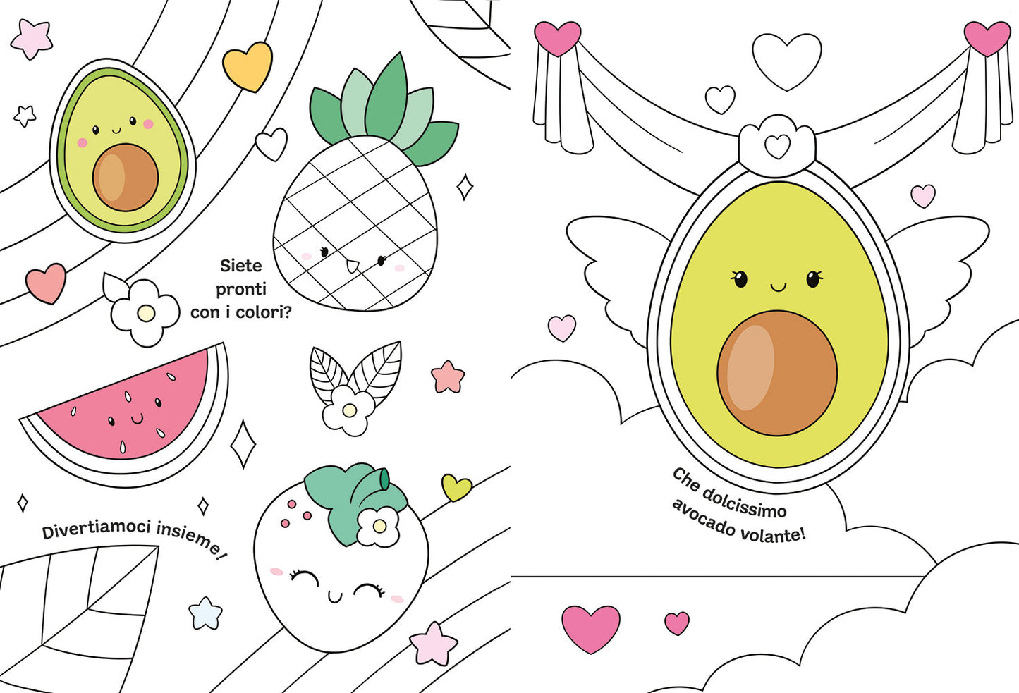 Kawaii Coloring Book