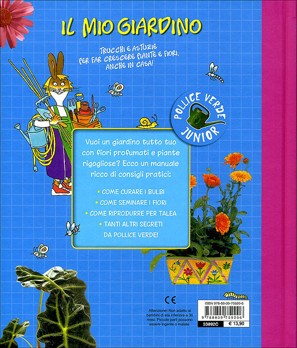 Il mio giardino::Con una bustina di semi da piantare! - Pollice verde junior