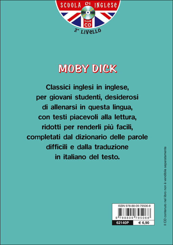 Moby Dick + CD::Con traduzione e dizionario