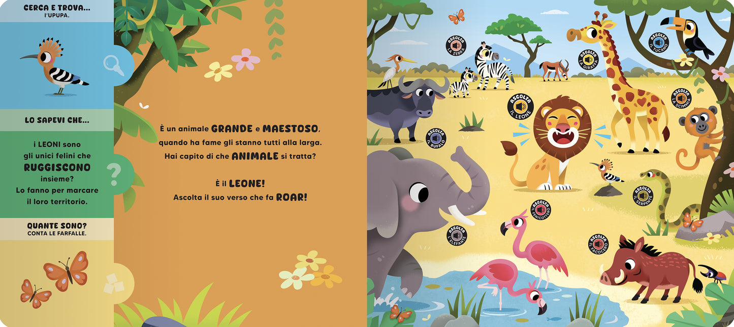 Animali::Cerca e trova, Conta, Impara