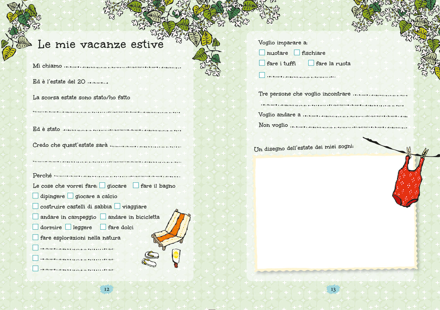 Una giornata in spiaggia::Summer Book