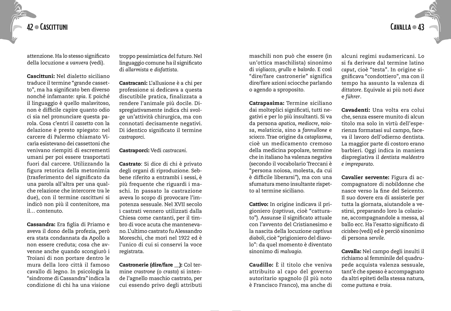 Dizionario degli insulti::Storia, origine e curiosità di oltre 500 parole che usiamo (quasi) ogni giorno.