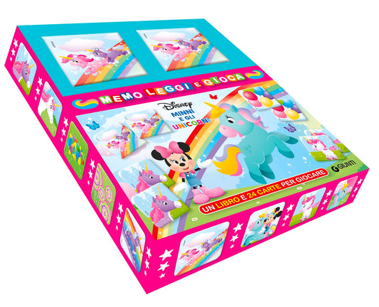 Minni e gli Unicorni Memo Book::Memo Leggi e Gioca - Un libro e 24 carte per giocare