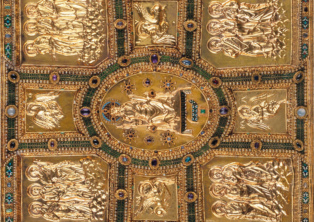 Sant'Ambrogio - Altare d'oro particolare - cartolina