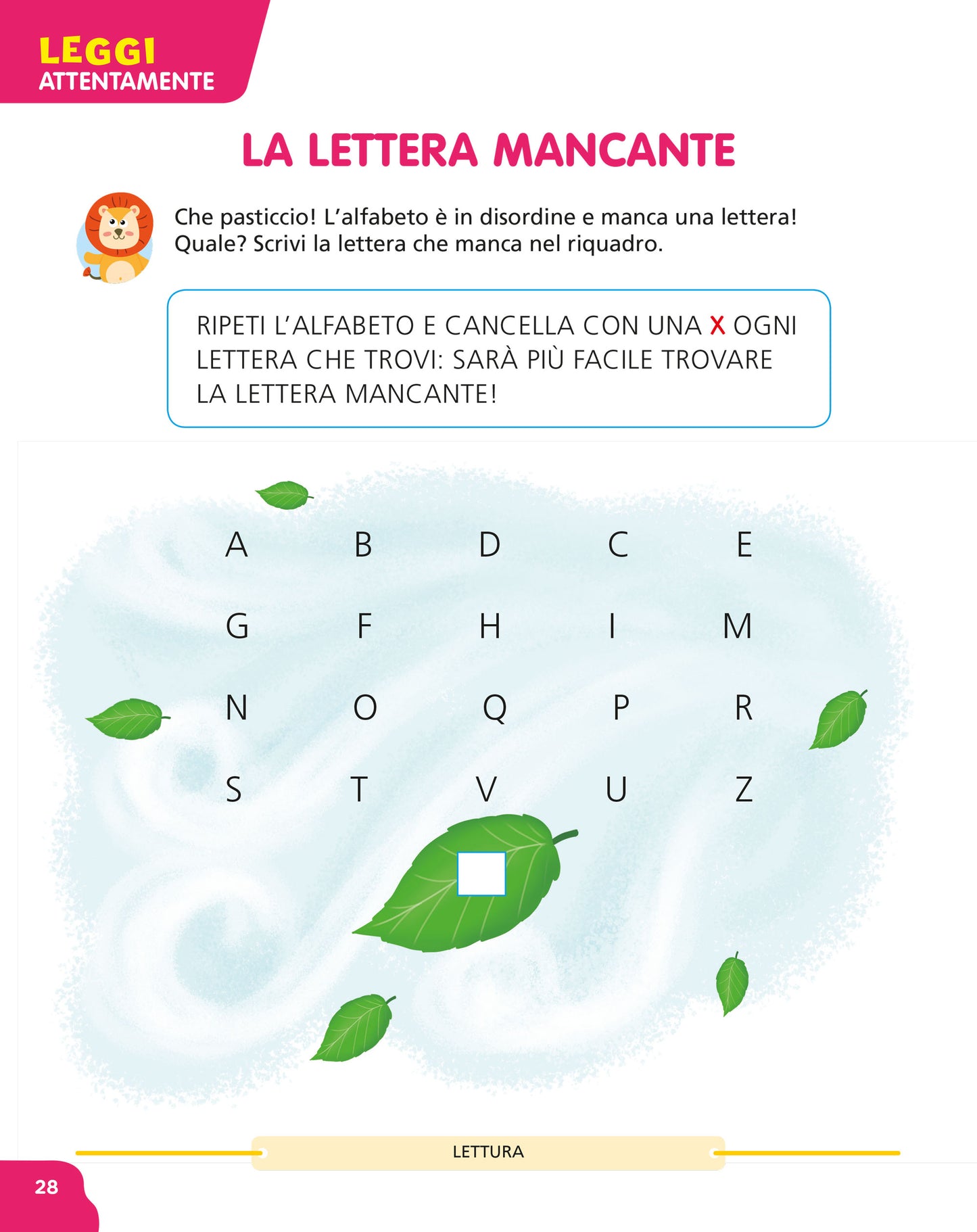 Mi esercito con lettere e numeri 7+::Attività e giochi
