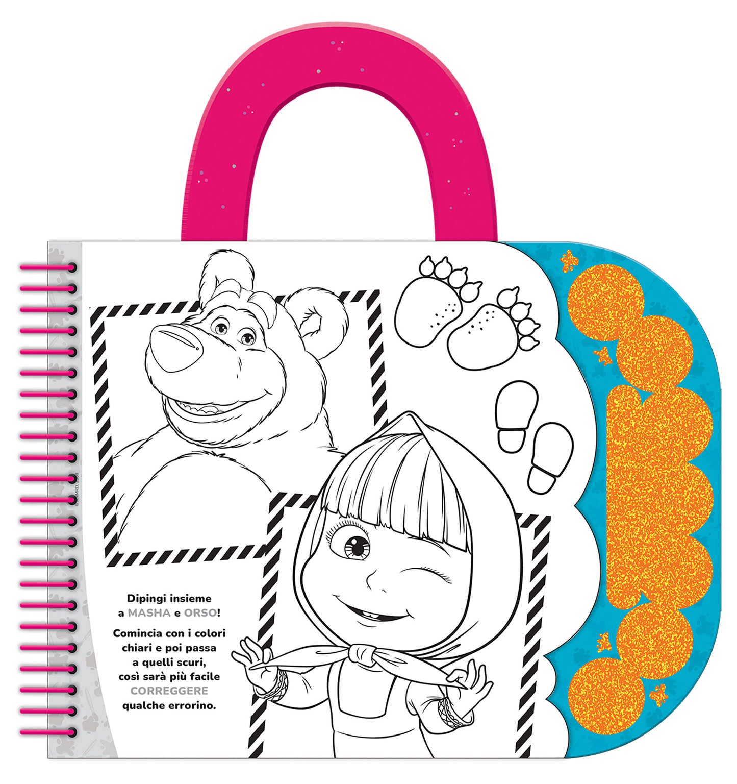 Masha e Orso. I colorelli. Valigetta con acquerelli