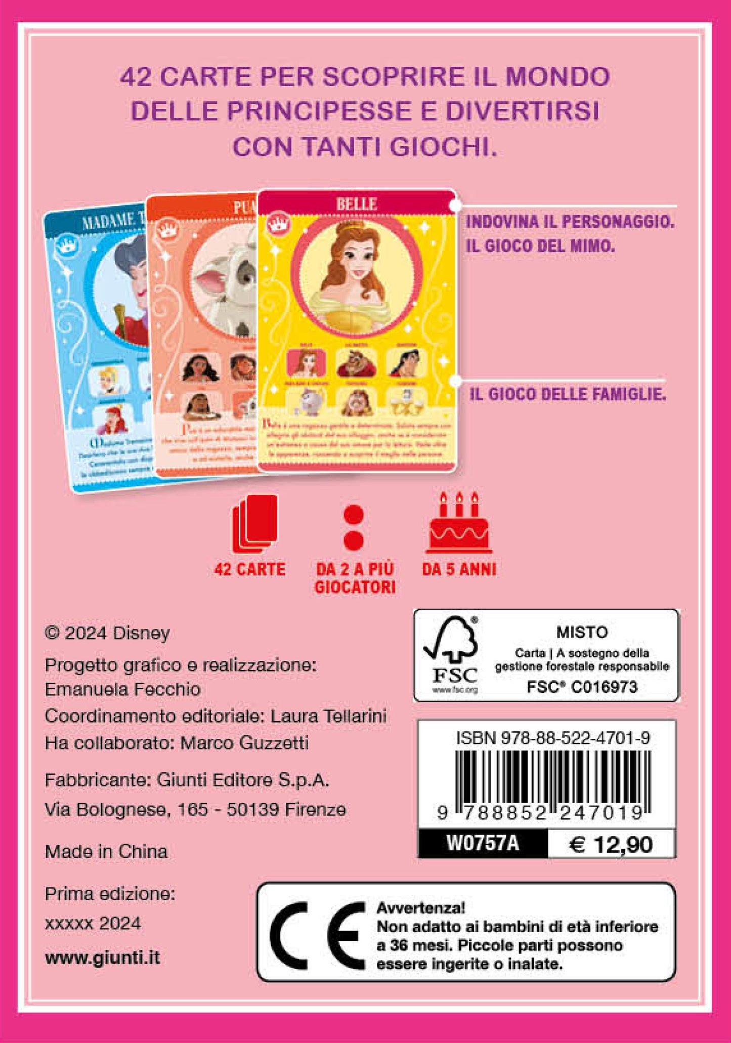 Chi sono? Principesse Disney::42 carte, 1 libro