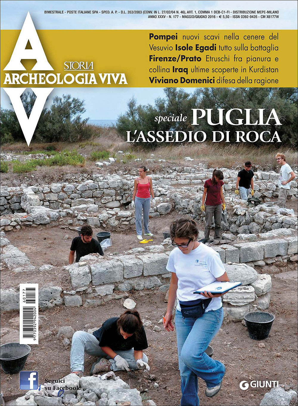 Archeologia Viva n. 177 - maggio/giugno 2016::Rivista bimestrale
