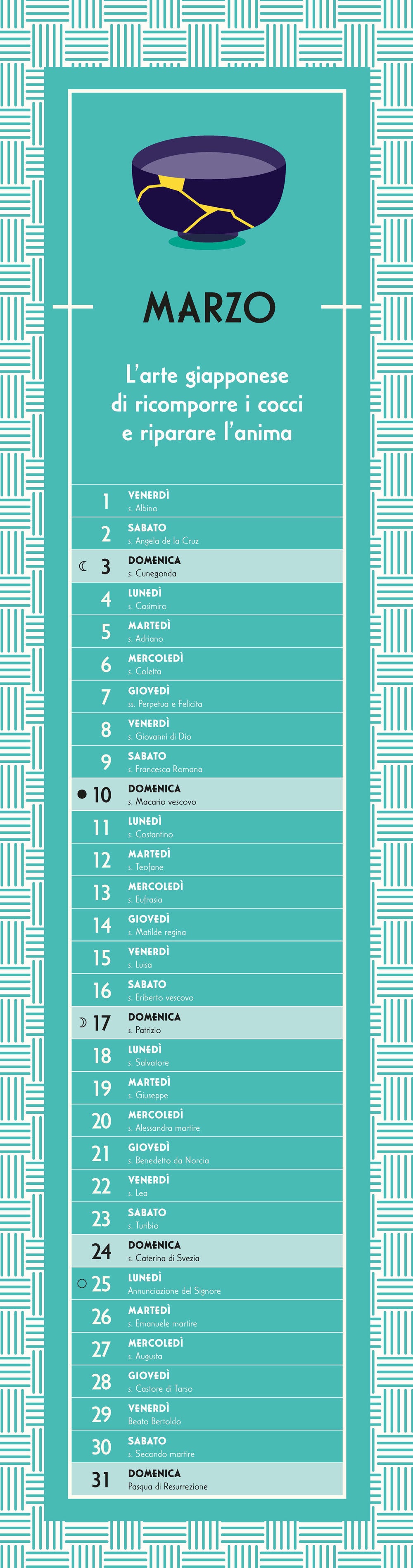 Calendario Giappone 2024 da parete (12.5 x 48 cm)