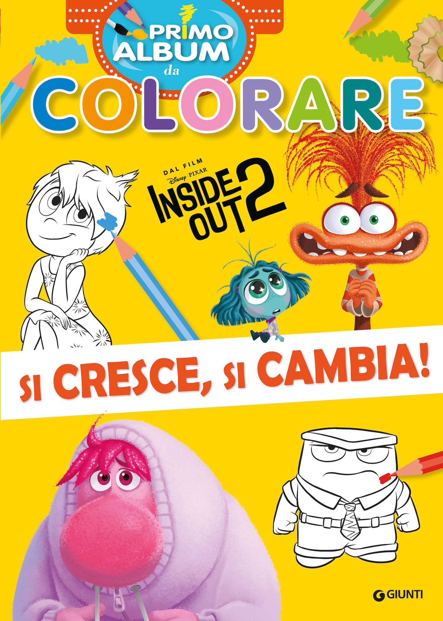 Inside Out 2 Primo album da colorare::Si cresce, si cambia!