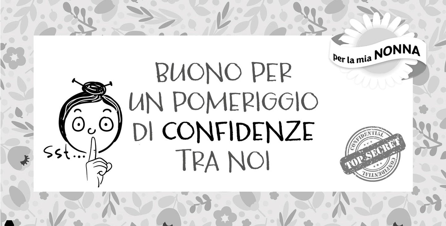 Coupon per la nonna::Buoni per momenti unici da vivere insieme!