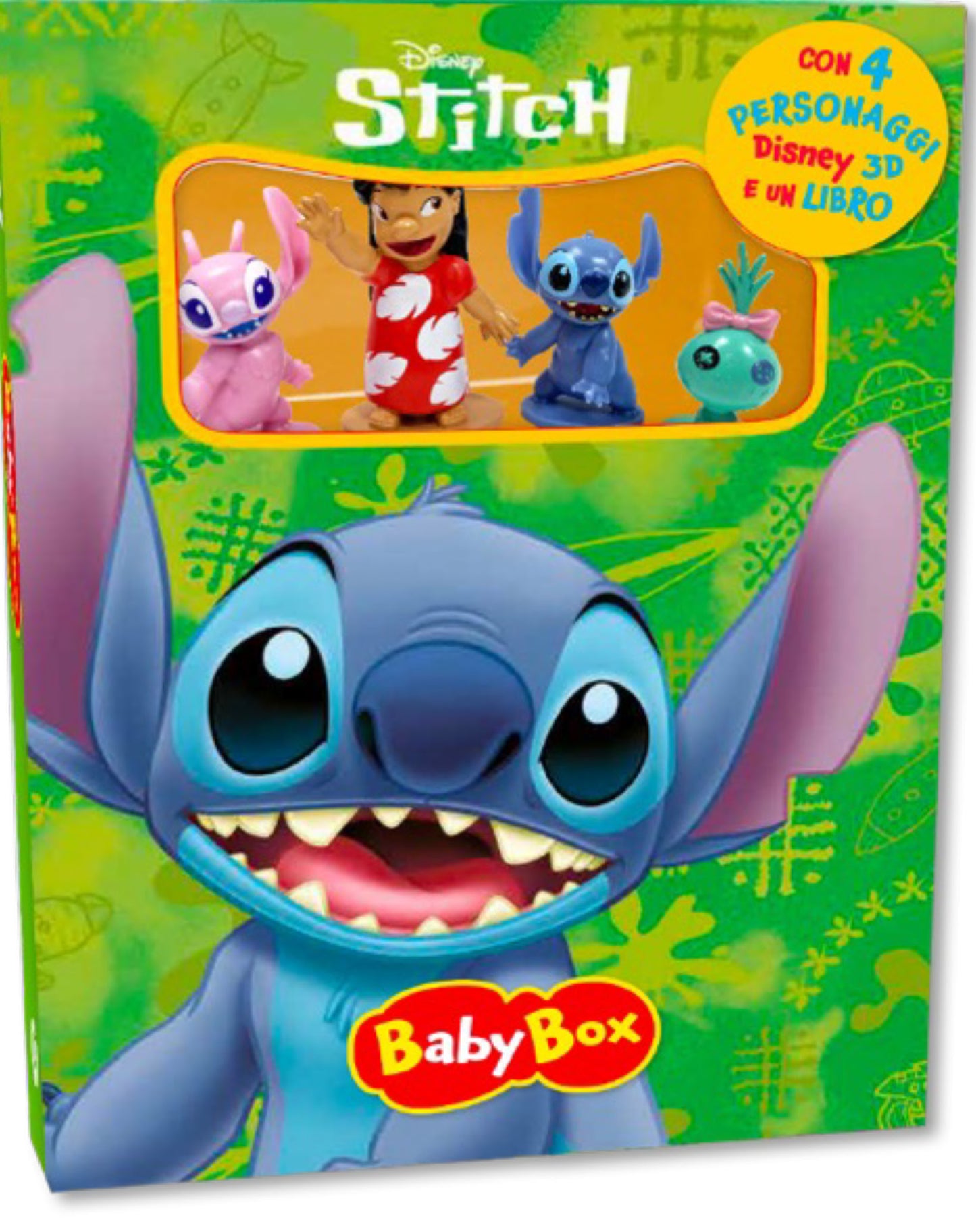 Baby Box Stitch::con 4 personaggi Disney 3d e un libro