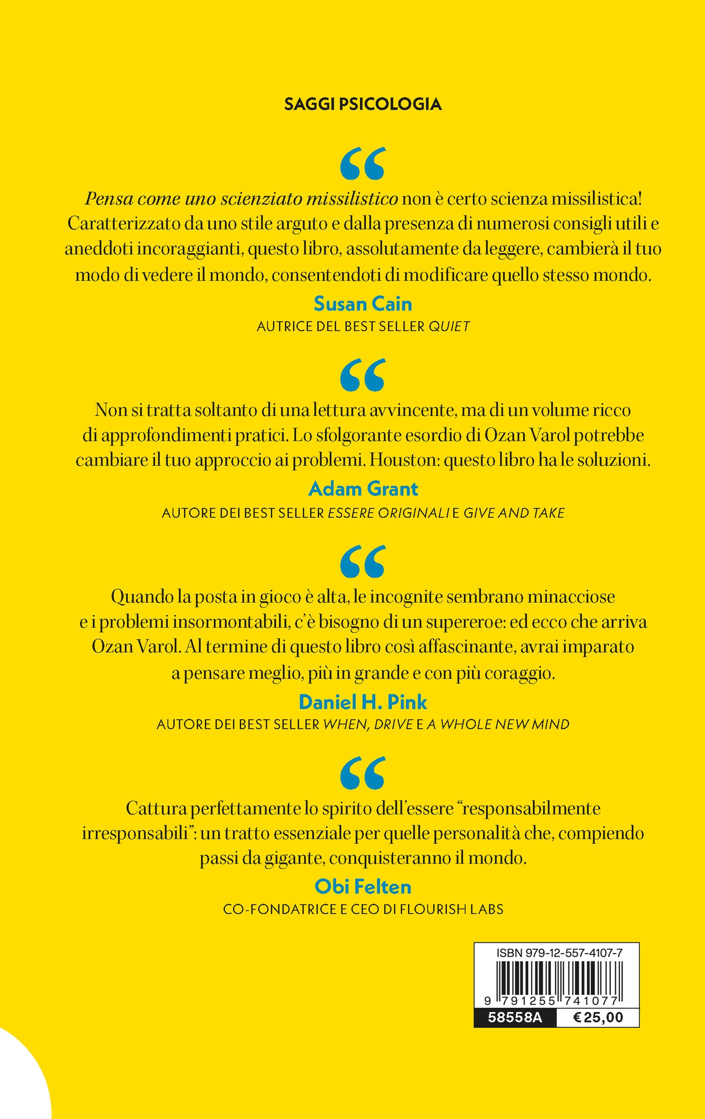 Pensa come uno scienziato missilistico::Semplici strategie per fare passi da gigante nel lavoro e nella vita