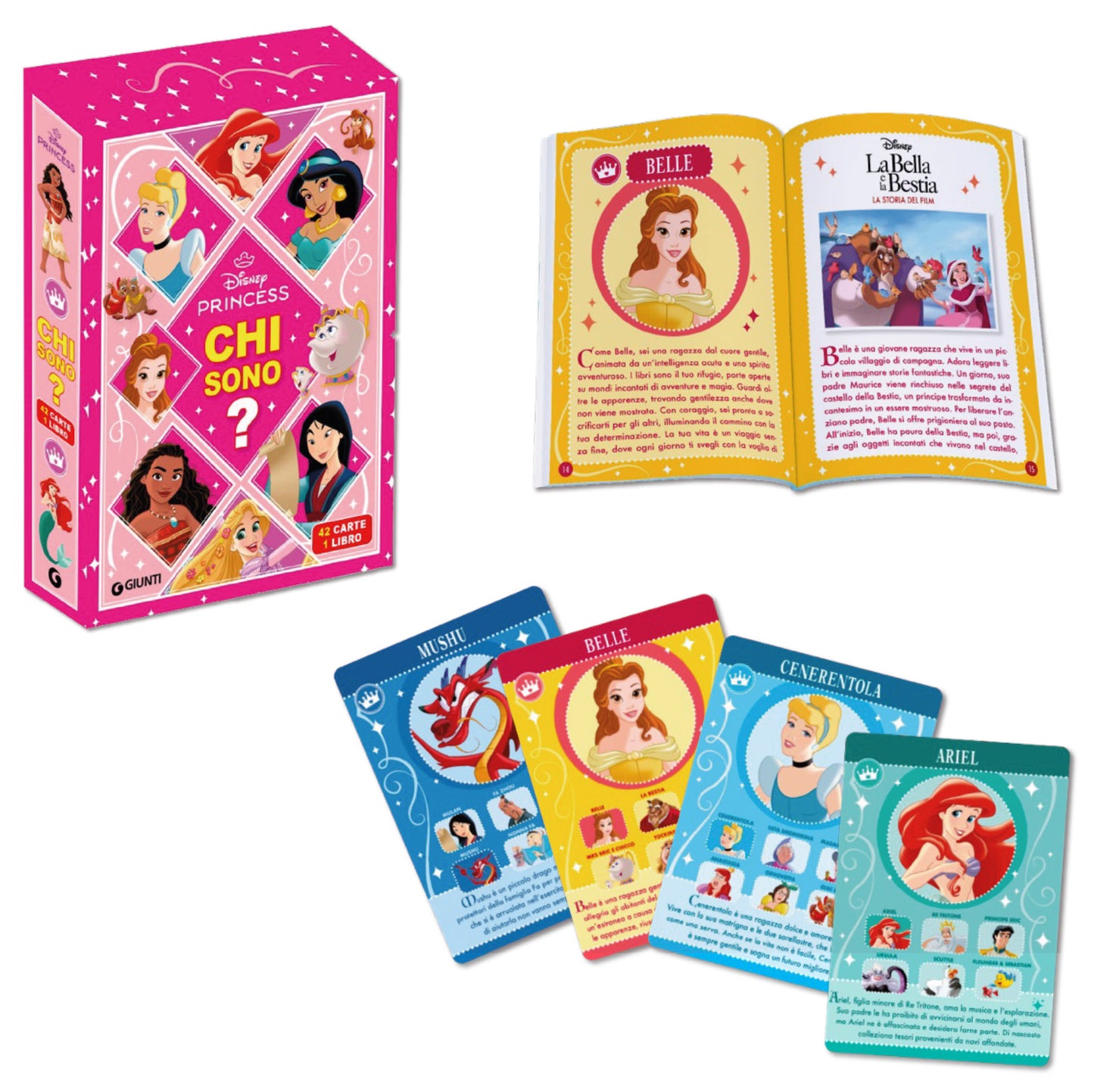 Chi sono? Principesse Disney::42 carte, 1 libro