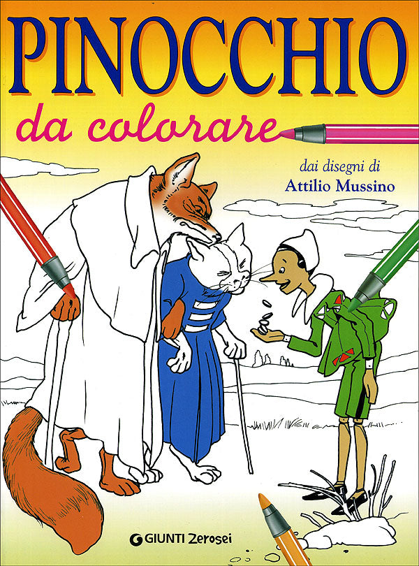 Pinocchio da colorare::dai disegni di Attilio Mussino