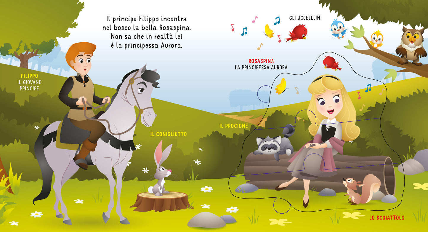 Libro Maxi Puzzle Disney Principesse Migliori amiche::Gioca e impara a conoscerle