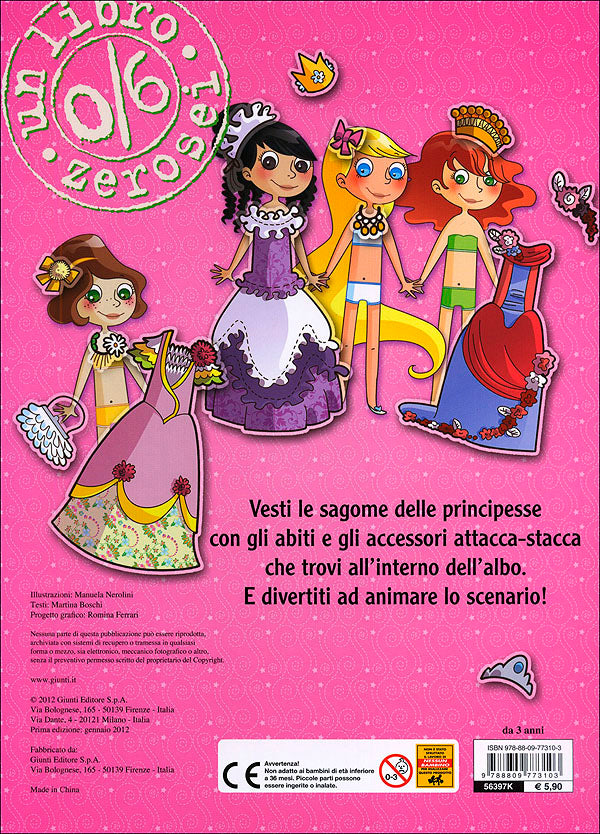 Principesse attacca-stacca::Con tanti vestiti e accessori attacca-stacca!