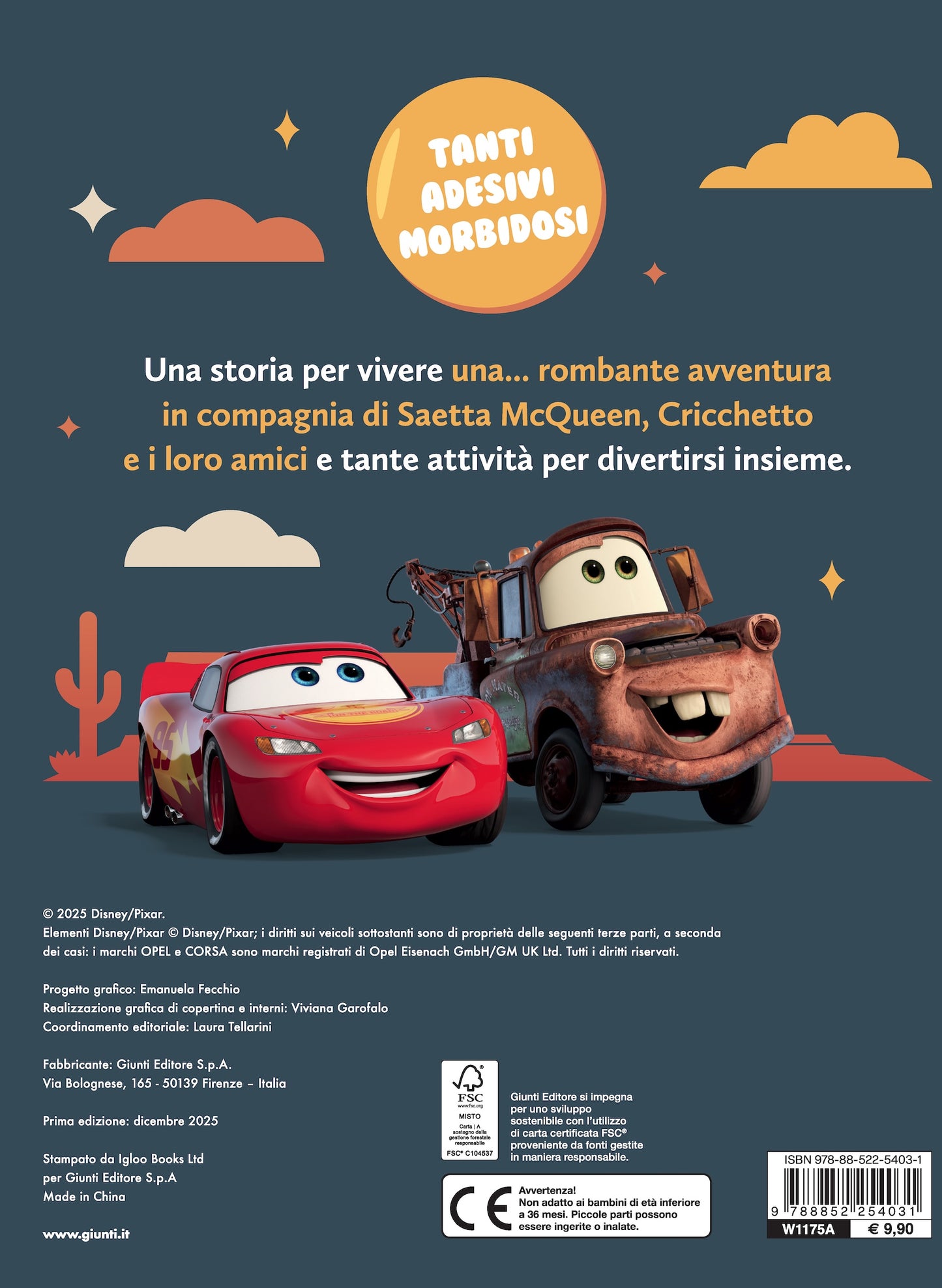 Cars on the road Bubble Stickers::Storia e giochi