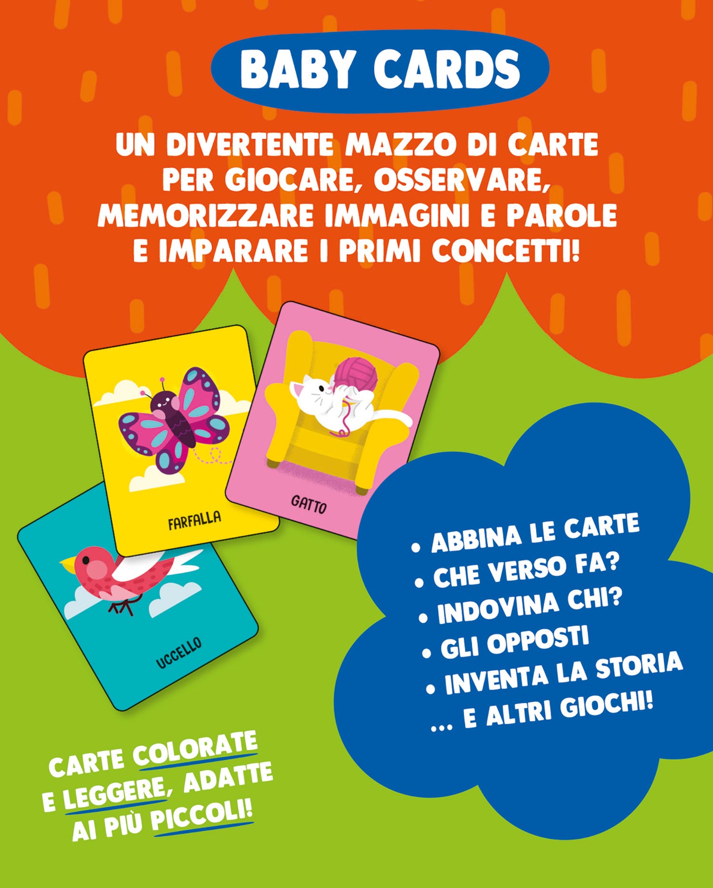 Baby Cards. Animali::10 carte per giocare e imparare