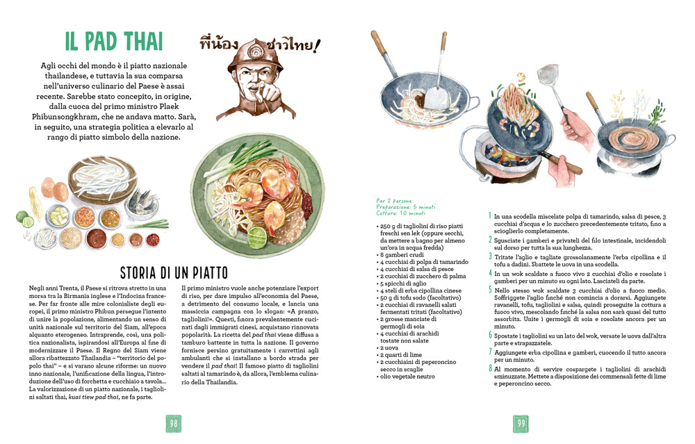 La cucina thailandese illustrata::Le ricette e le curiosità per conoscere tutto sulla cultura gastronomica della Thailandia