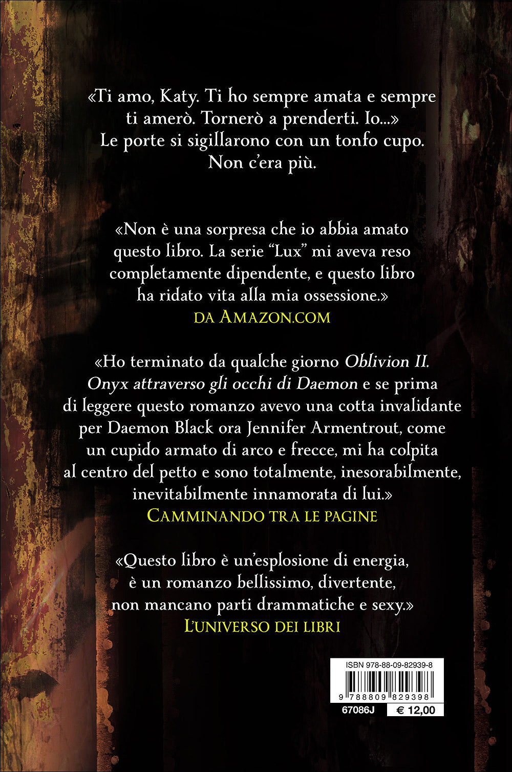 Oblivion III. Opal attraverso gli occhi di Daemon