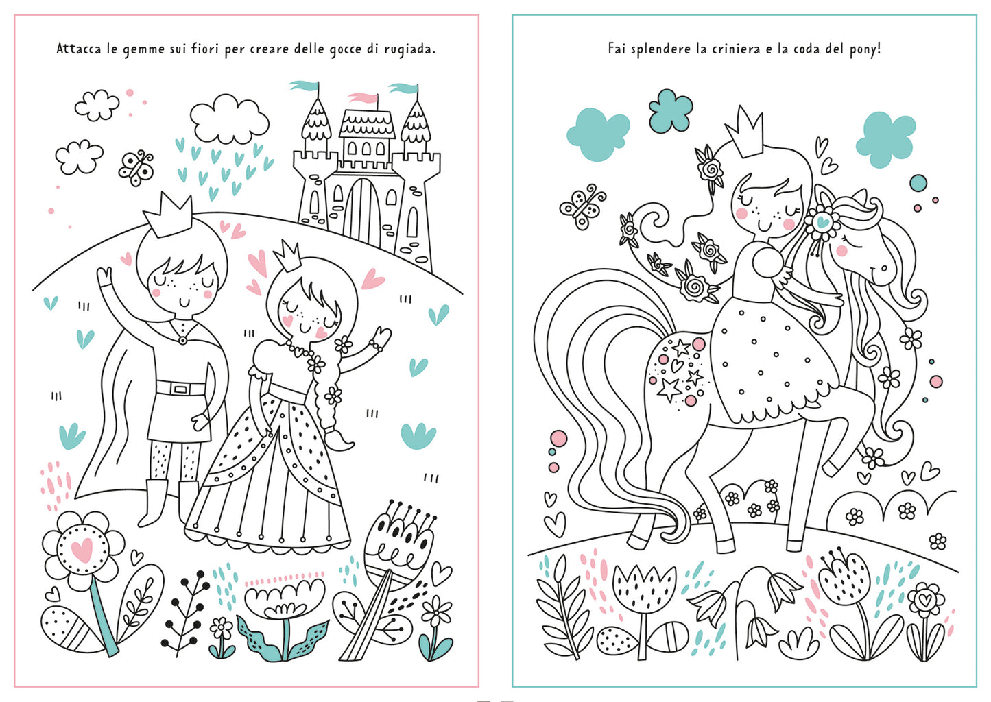 Regno magico::Colora con i glitter