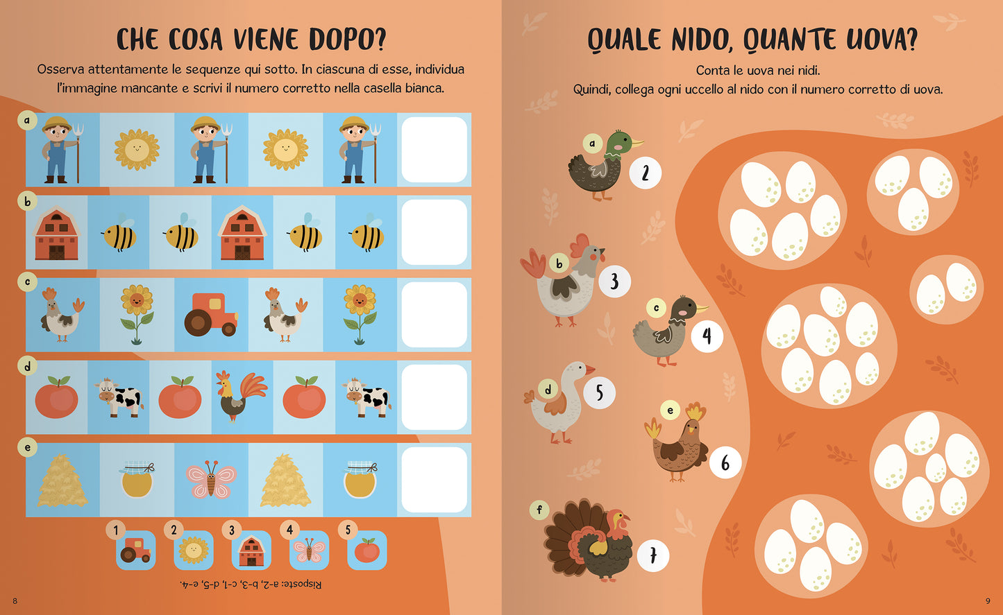 Fattoria::Giochi, Attività, Sticker