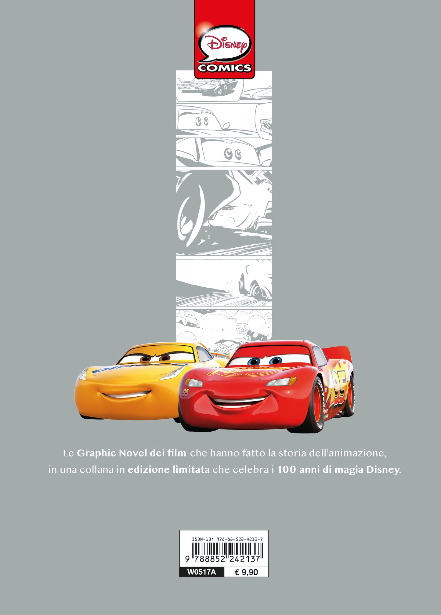 Cars Motori ruggenti La storia a fumetti Edizione limitata::Disney 100 Anni di meravigliose emozioni