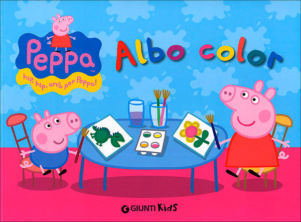 Peppa Albo Color::Hip hip urrà per Peppa!