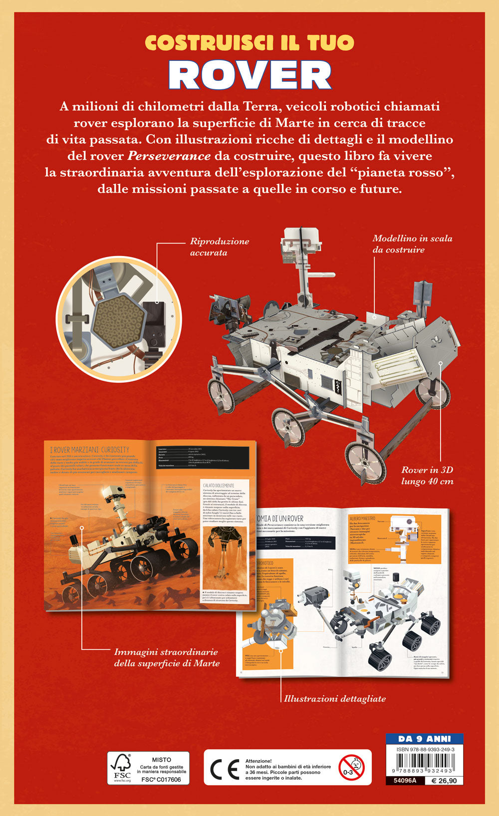 Costruisci il tuo rover::Alla scoperta di Marte - Libro + modellino con 46 pezzi