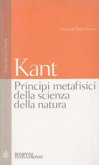 Principi metafisici della scienza della natura. Testo tedesco a fronte